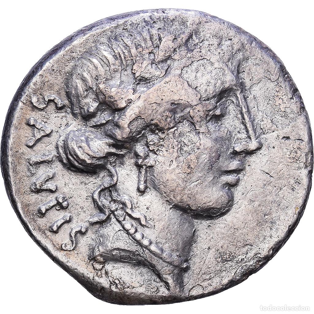 Monedas Roma Rep&uacute;blica: [#1547258] Roman Republic, Acilia, Denarius, 49 BC, Rome, Plata, MBC+