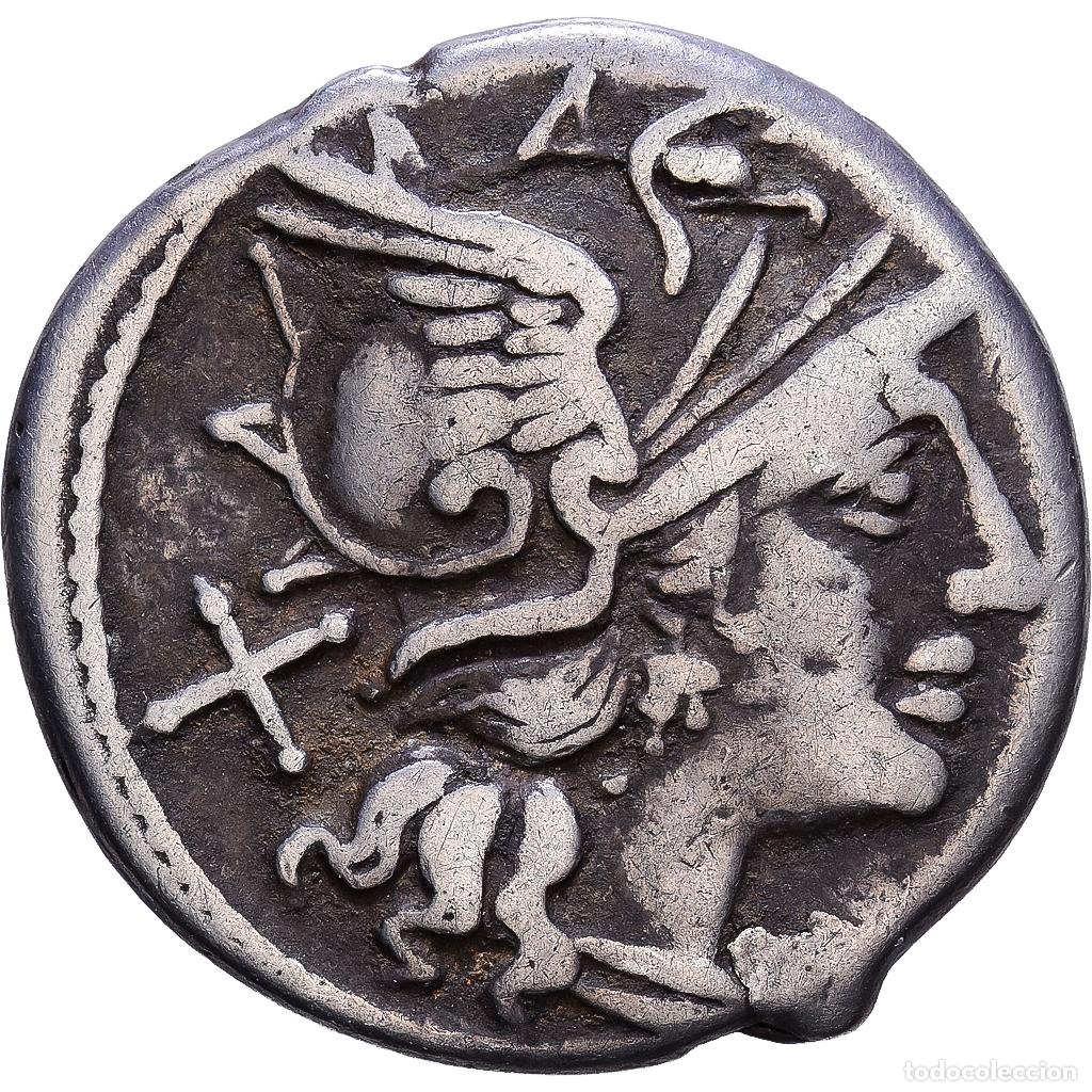 Monedas Roma Rep&uacute;blica: [#1547260] Roman Republic, Pinaria, Denarius, 149 BC, Rome, Plata, MBC, Crawford:208/1
