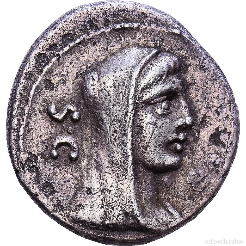 Monedas Roma Rep&uacute;blica: [#1547253] Roman Republic, Sulpicia, Denarius, 69 BC, Rome, Plata, BC+, Crawford:406/1