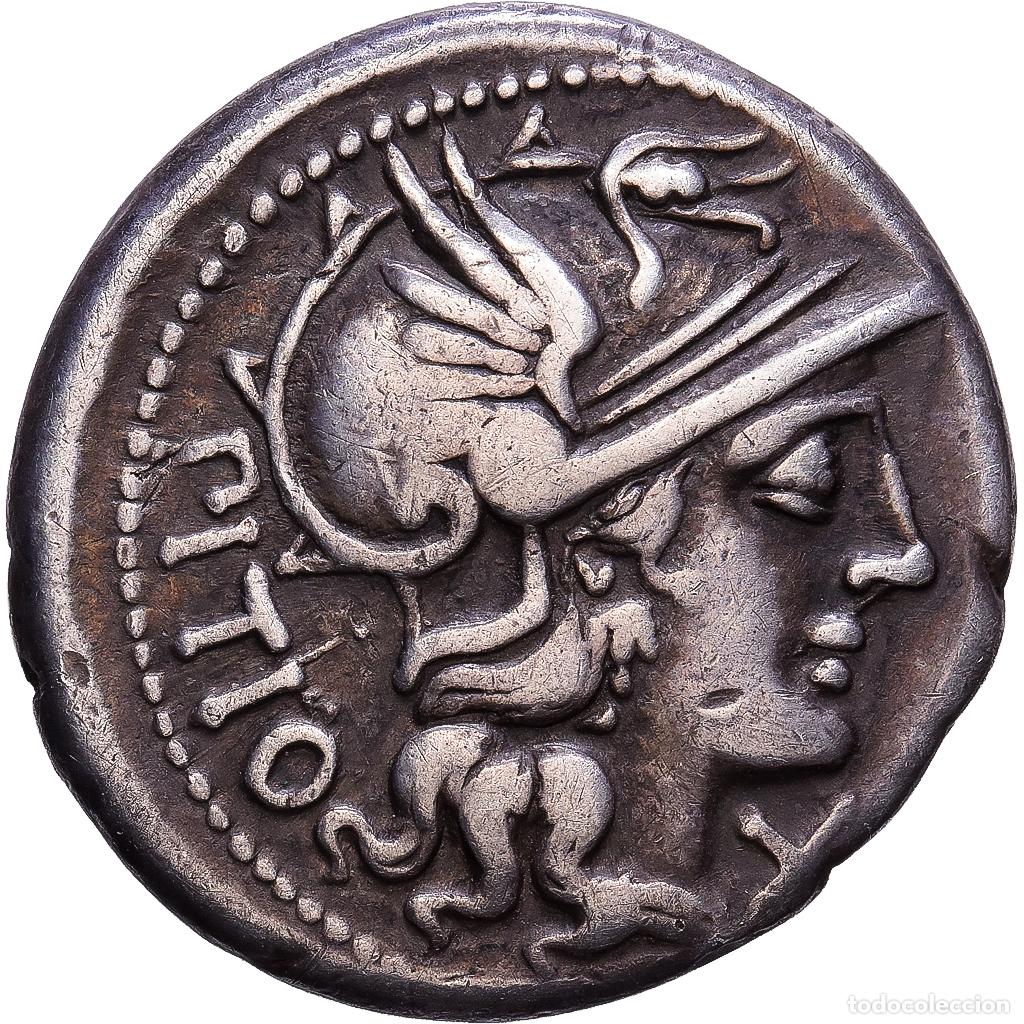 Monedas Roma Rep&uacute;blica: [#1547480] Roman Republic, Sempronia, Denarius, 148 BC, Rome, Plata, MBC, Crawford:216/1