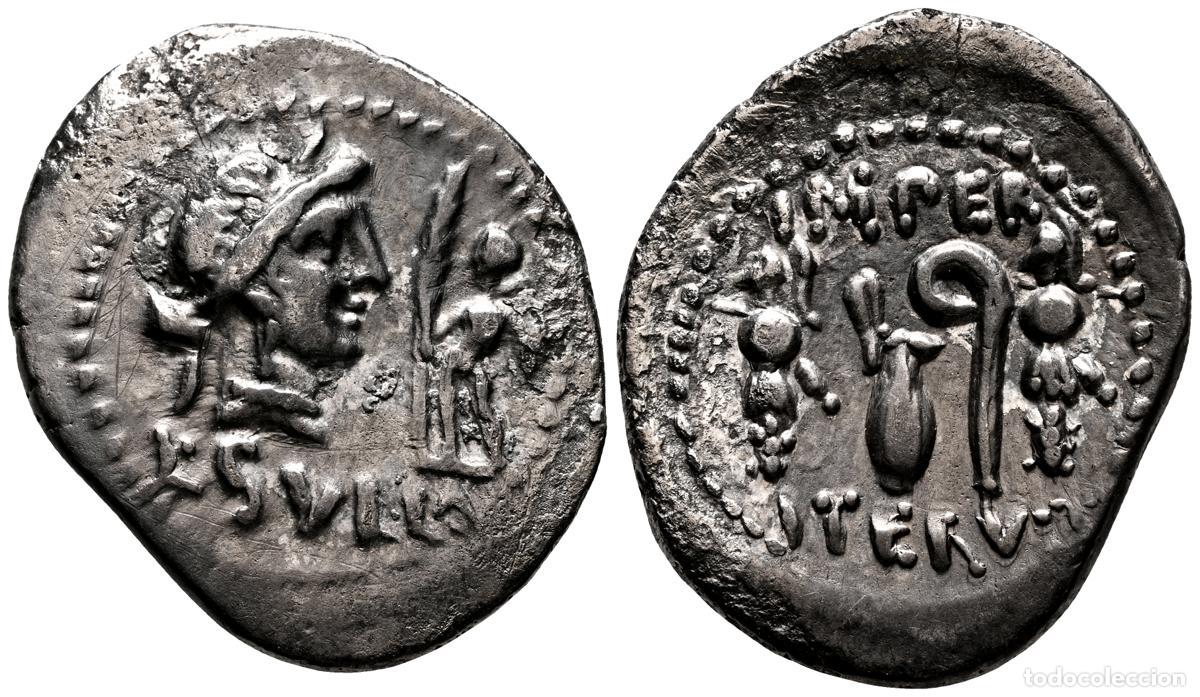 Monedas Roma Rep&uacute;blica: GENS CORNELIA. Denario. (Ar. 3,38g/21mm). 84-83 a.C. Acu&ntilde;aciones Orientales. (Crawford 359/2; FFC 63