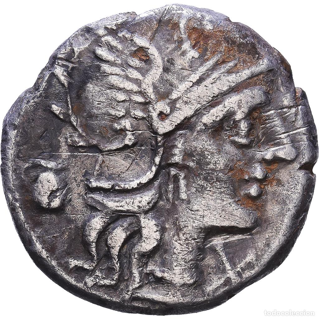 Monedas Roma Rep&uacute;blica: [#1203426] Roman Republic, Pompeia, Denarius, 137 BC, Rome, Plata, MBC