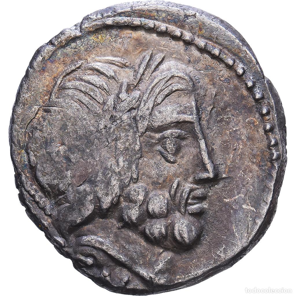 Monedas Roma Rep&uacute;blica: [#1203421] Roman Republic, Rubria, Denarius, 87 BC, Rome, Plata, MBC
