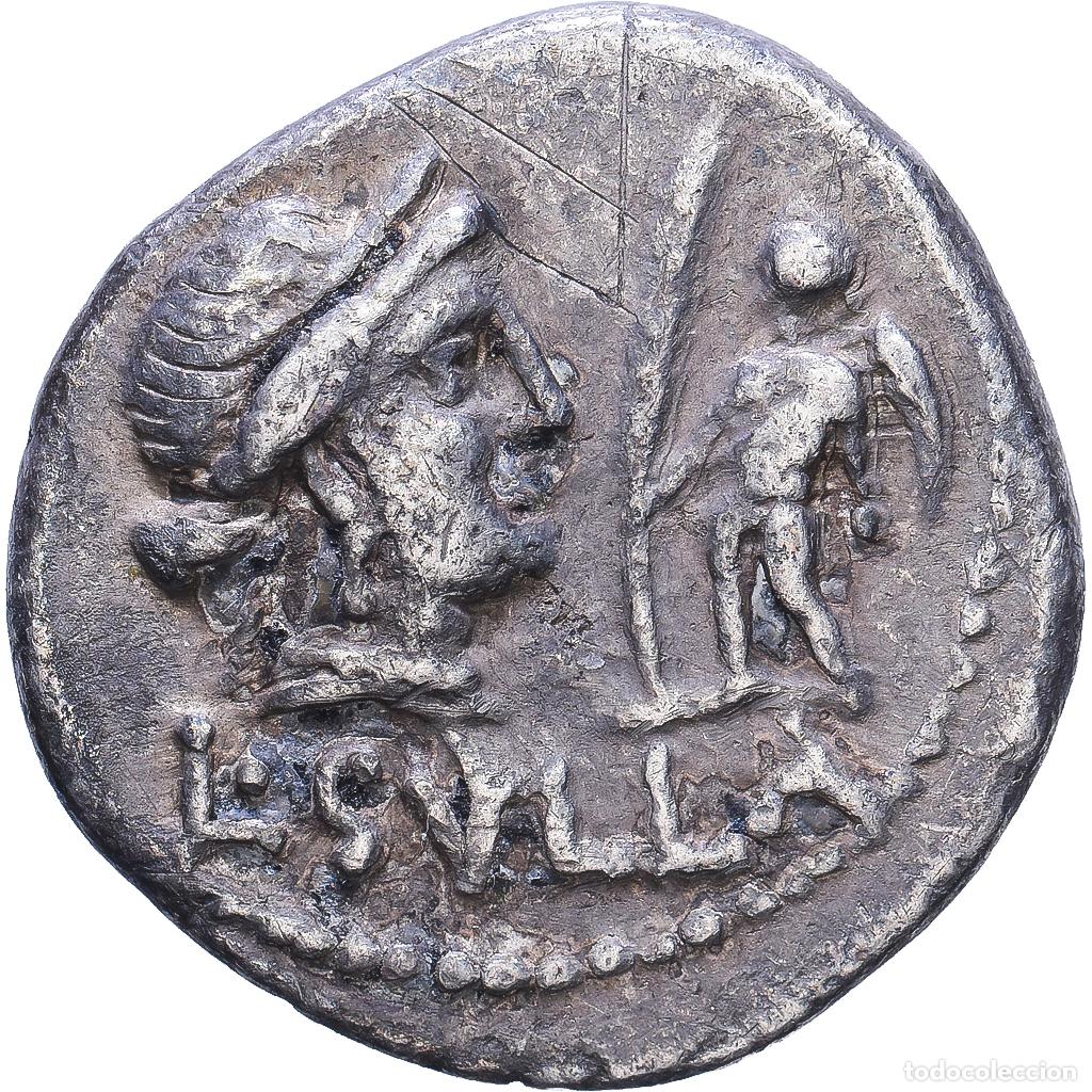 Monnaies Rome R&eacute;publique: [#1203420] Roman Republic, Sylla, Denarius, 84-83 BC, Rome, Plata, MBC+