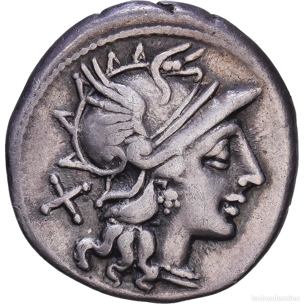 Monedas Roma Rep&uacute;blica: [#1547860] Roman Republic, Afrania, Denarius, 150 BC, Rome, Plata, MBC, Crawford:206/1