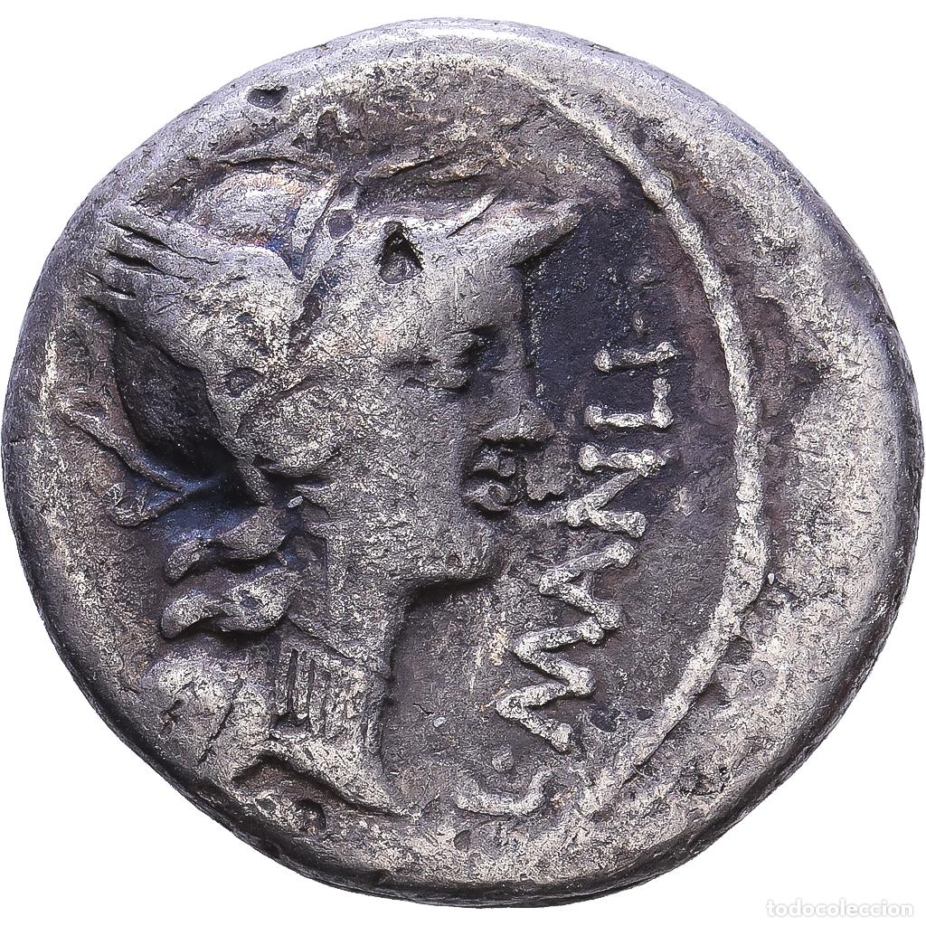 Monnaies Rome R&eacute;publique: [#1203428] Roman Republic, Manlia, Denarius, 82 BC, Rome, Plata, BC+
