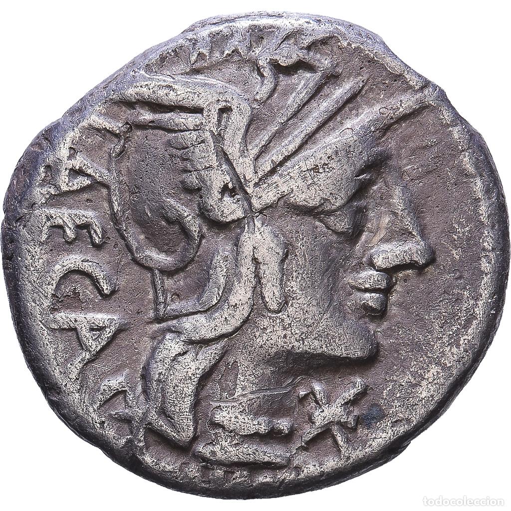Monnaies Rome R&eacute;publique: [#1203424] Roman Republic, Porcia, Denarius, 125 BC, Rome, Plata, MBC