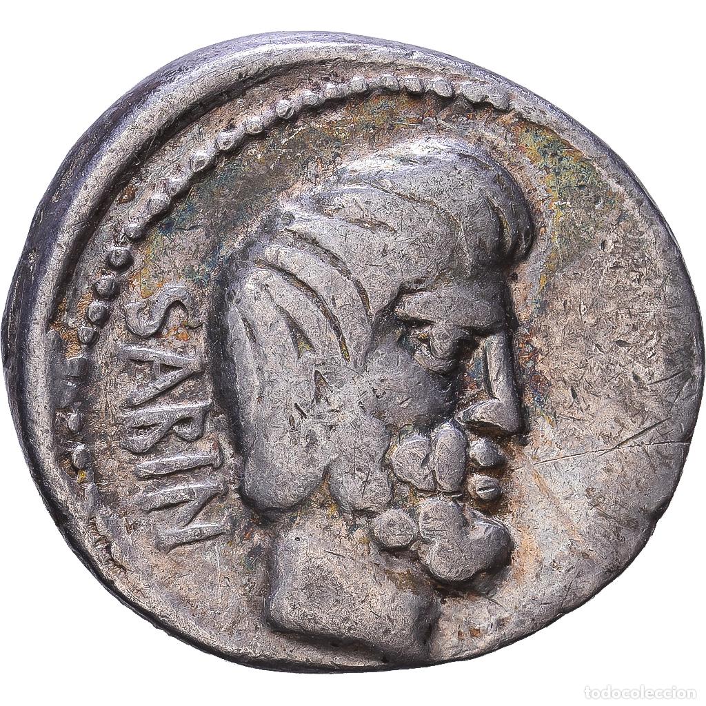 Monnaies Rome R&eacute;publique: [#1203430] Roman Republic, Tituria, Denarius, 89 BC, Rome, Plata, MBC