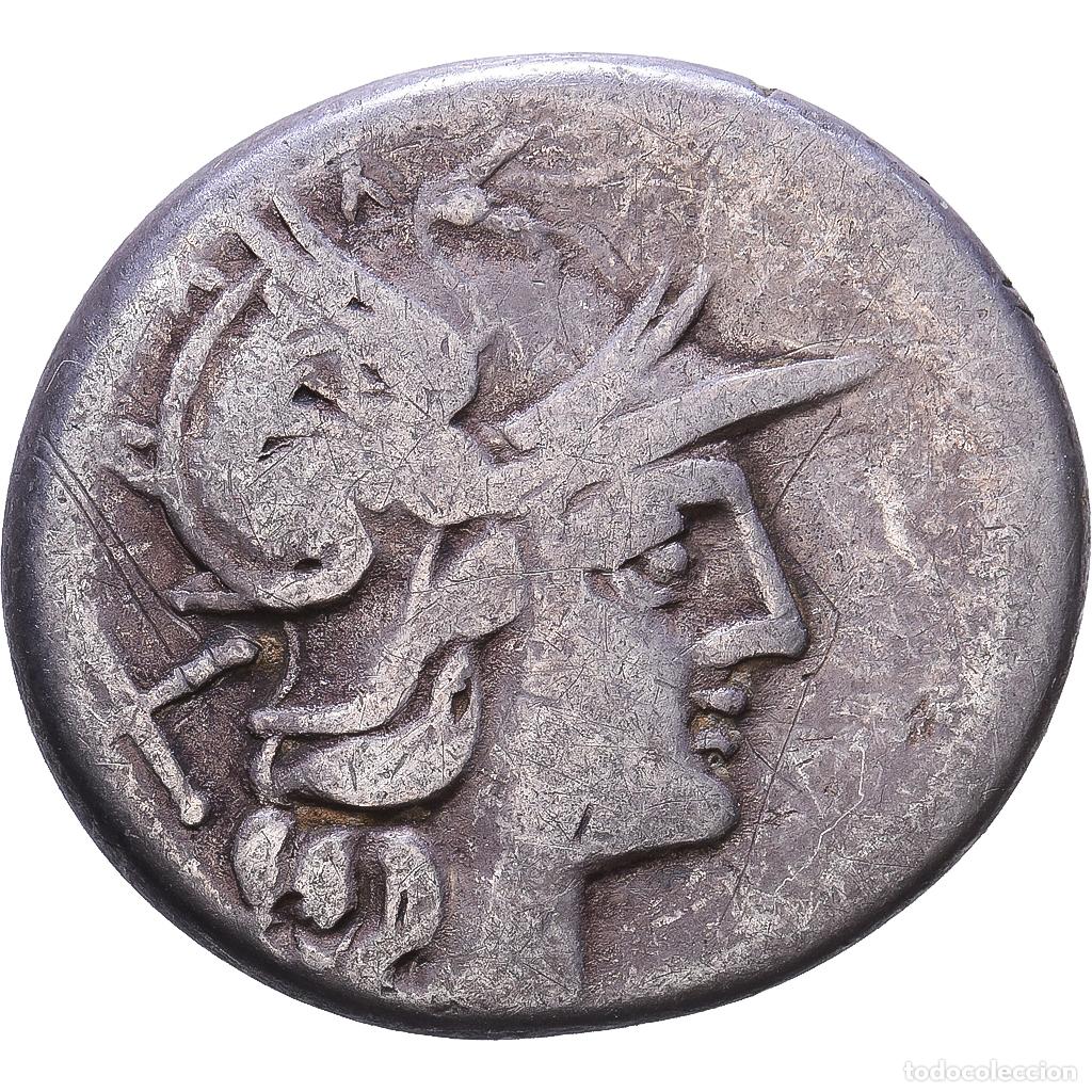 Monnaies Rome R&eacute;publique: [#1203435] Roman Republic, Anonyme, Denarius, 189-180 BC, Rome, Plata, BC+