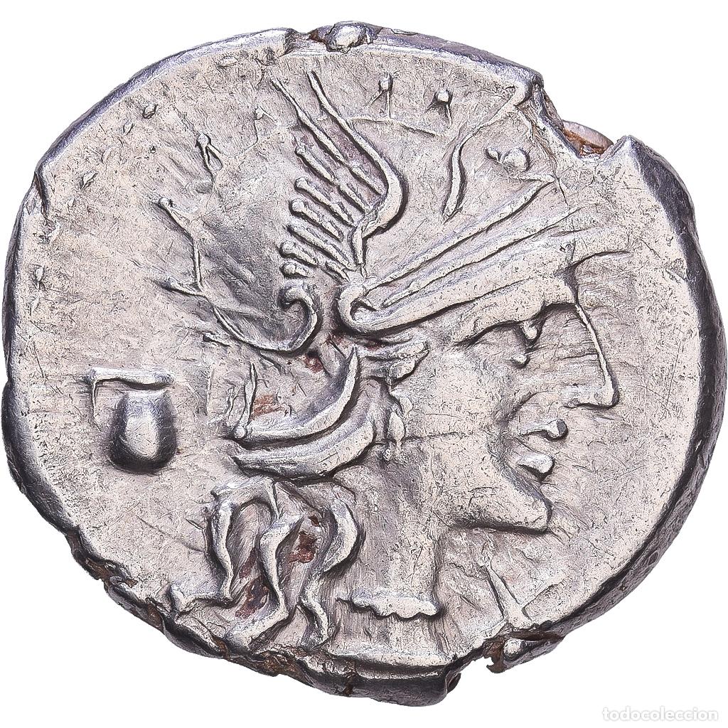 Monedas Roma Rep&uacute;blica: [#1547859] Roman Republic, Pompeia, Denarius, 137 BC, Rome, Plata, MBC, Crawford:235/1