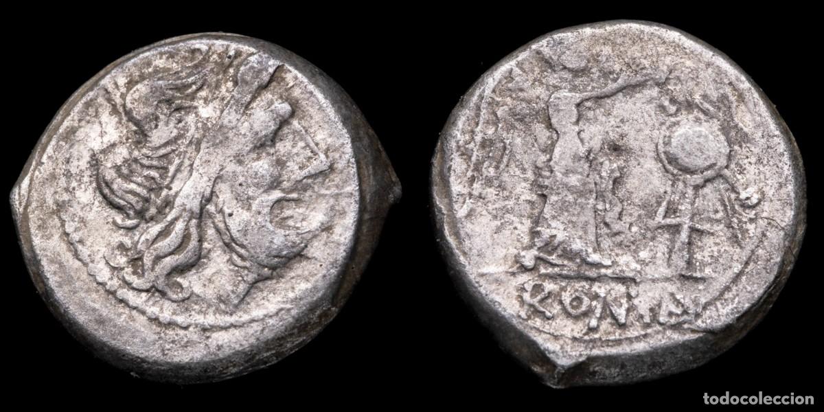 Monedas Roma Rep&uacute;blica: Roman Republican Victoriatus, Anonymous ( 211 b.C.) - 16 mm / 3,11 gr.