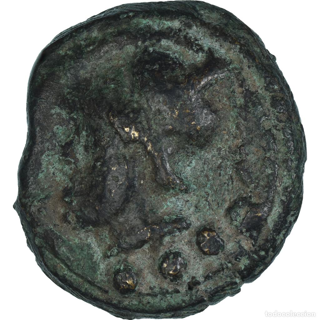 Monedas Roma Rep&uacute;blica: [#1066327] Anonyme, Triens, 225-217 BC, Rome, Bronce, BC+, Crawford:35/3a