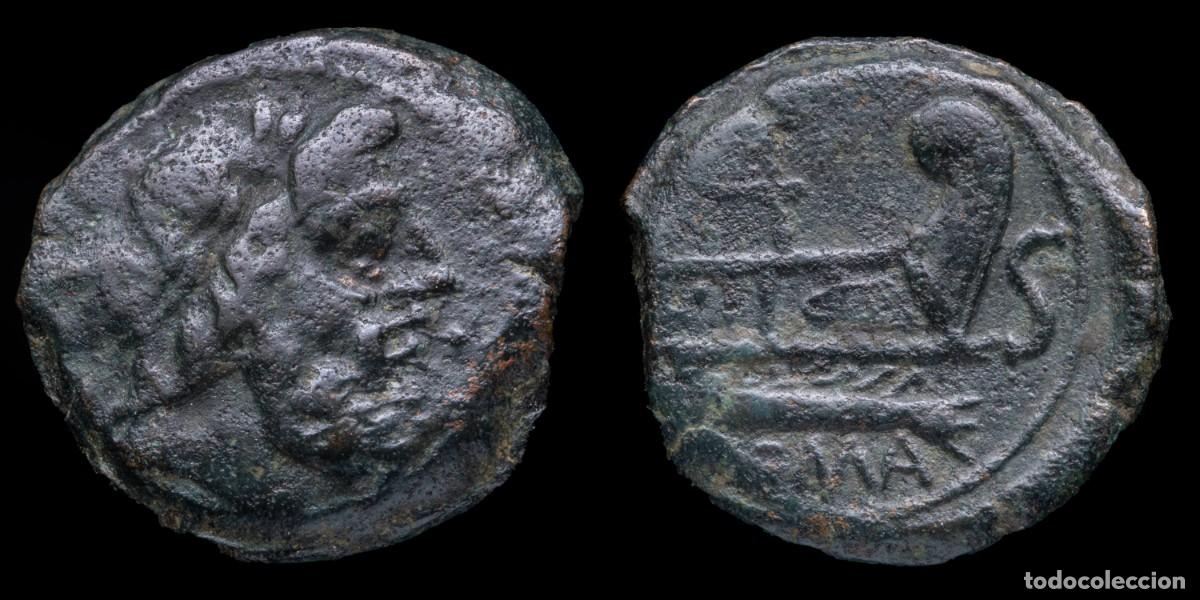 Monedas Roma Rep&uacute;blica: Roman Republican Semis, Anonymous (211 b.C.) - 21 mm / 9,35 gr.