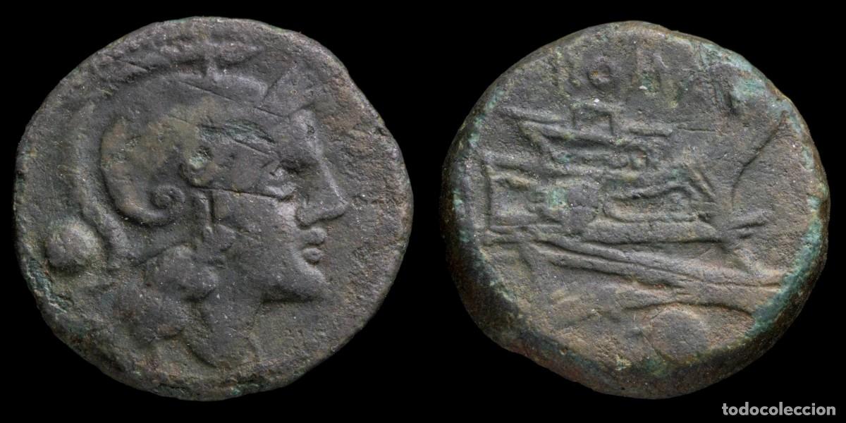 Monedas Roma Rep&uacute;blica: Roman Republican Uncia, Anonymous (215-212 b.C.) - 21 mm / 7,78 gr.