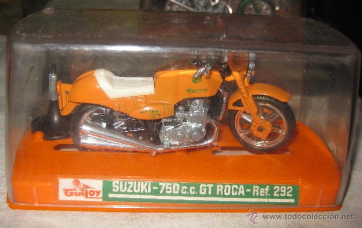 Motos a escala: SUZUKI GT ROCA REF. 292 DE GUILOY - Foto 1