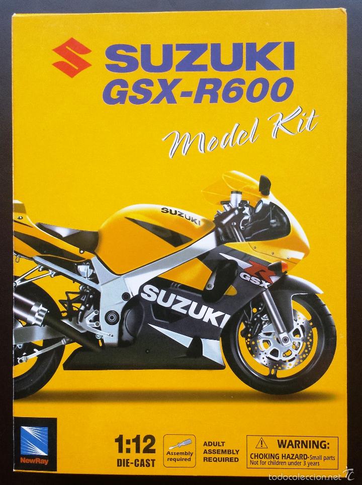 suzuki gsx-r600 moto model kit 1:12 new-ray die - Buy Motorcycle