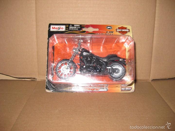 Motos a escala: HARLEY DAVIDSON 1/18.MAISTO.FXSTB  NIGHT TRAIN 2008 - Foto 1