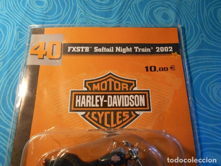 Motos a escala: HARLEY DAVIDSON SOFTAIL NIGHT TRAIN 2002 MAISTO - Foto 4