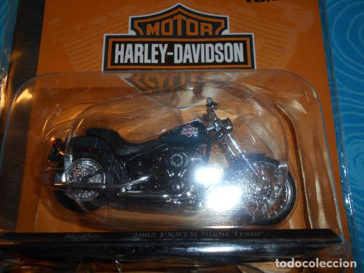 Motos a escala: HARLEY DAVIDSON SOFTAIL NIGHT TRAIN 2002 MAISTO - Foto 5