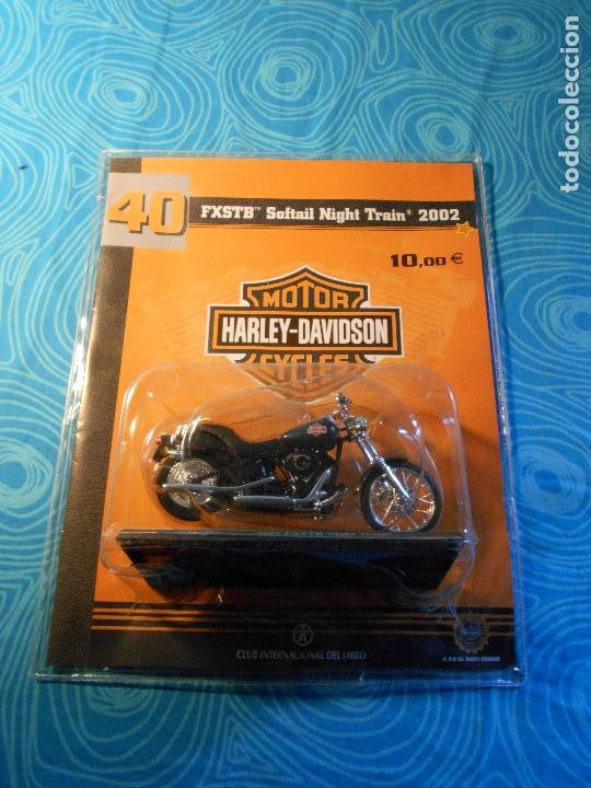Motos a escala: HARLEY DAVIDSON SOFTAIL NIGHT TRAIN 2002 MAISTO - Foto 6