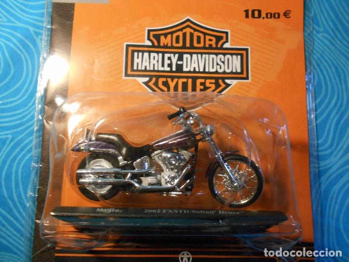 Motos a escala: MAISTO 2002 FXSTD SOFTAIL DEUCE FASCICULO NUM 37 ( REF 3 ) - Foto 5