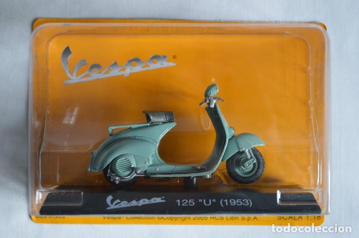 Vespa 125 U 1953 En Blister Sin Abrir 1 18 Sold Through Direct Sale