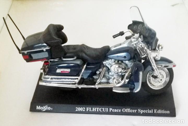 Harley Davidson 2002 Blue FLHTCUI Peace Officer Series 17 Maisto 1 18 for sale online 