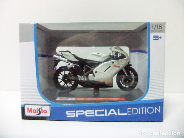 MAISTO 1:18 Ducati 848 MOTORCYCLE BIKE DIECAST MODEL TOY NEW IN BOX 