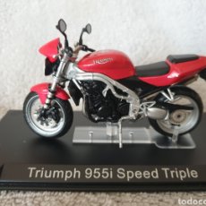 Motos a escala: MOTO TRIUMPH 955I SPEED TRIPLE. Lote 189732131