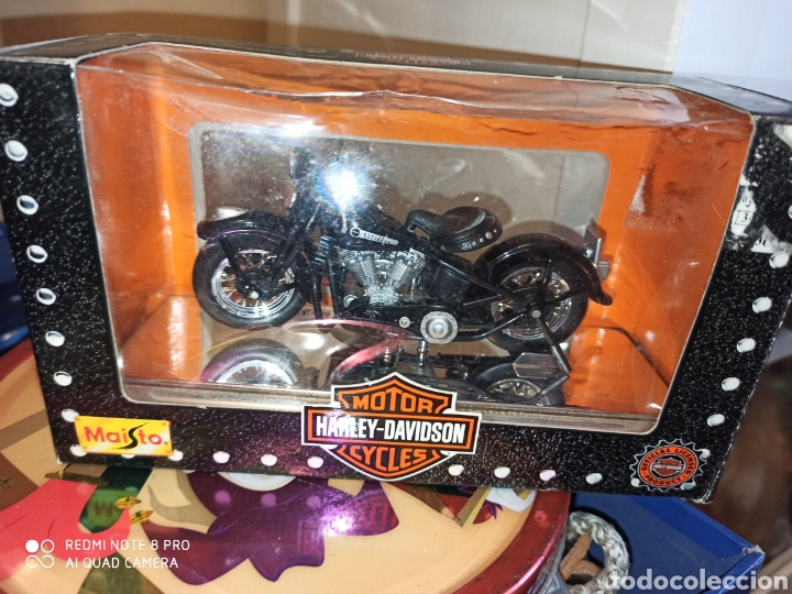 Motos a escala: Moto harley davidson modelo 1948 nueva - Foto 1