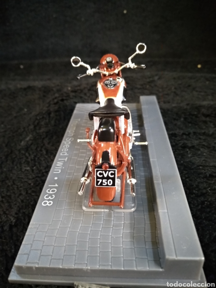 Motos a escala: Moto Triumph speed twin 1938 - Foto 4