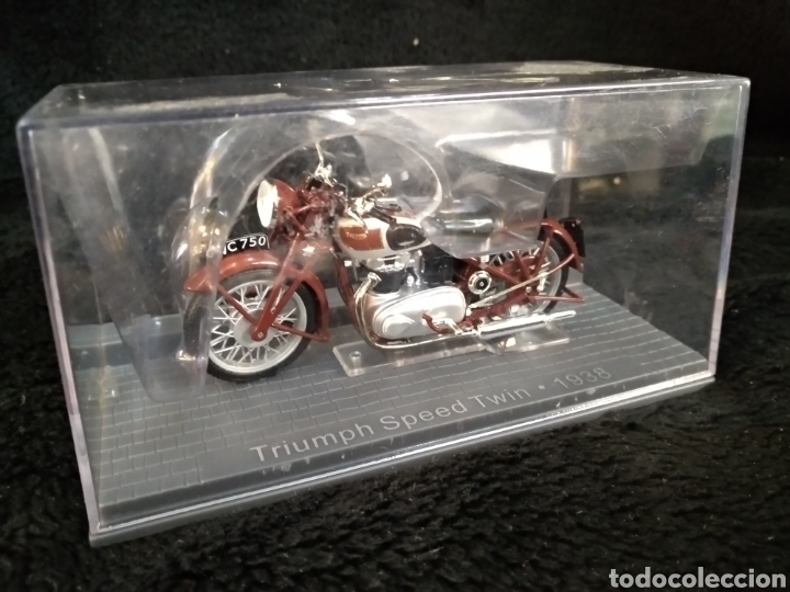 Motos a escala: Moto Triumph speed twin 1938 - Foto 5