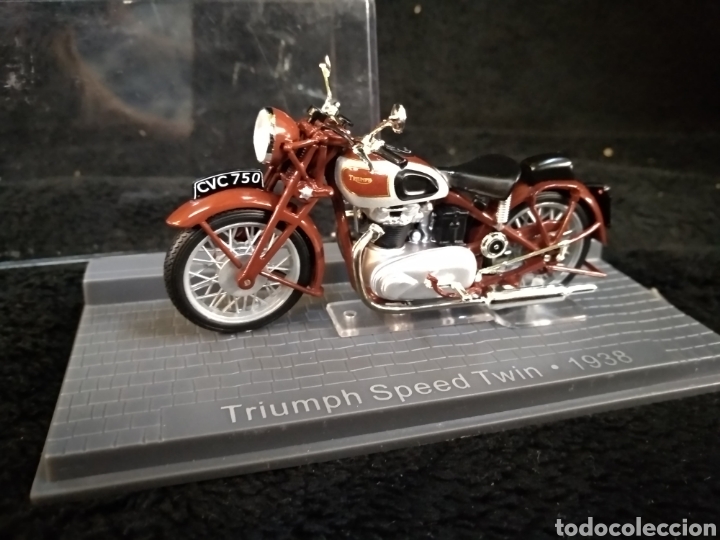Motos a escala: Moto Triumph speed twin 1938 - Foto 1