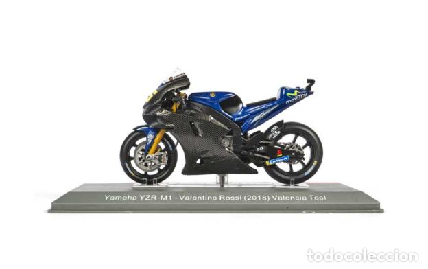 Bicicleta de Prueba 2016 Modelo Kit Valentino Rossi Escala 1:12 Minichamps 122163246 Yamaha YZR-M1 