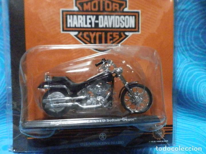 Motos a escala: HARLEY DAVIDSON FXSTD SOFTAIL DEUCE 2002 MAISTO - Foto 6