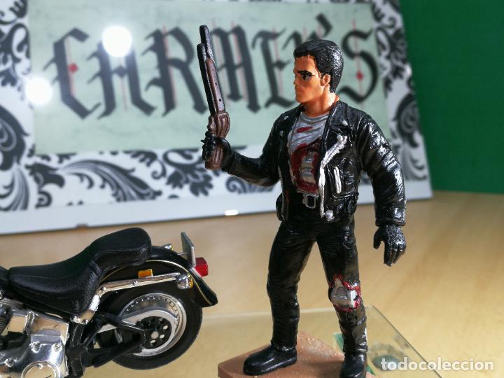 Motos a escala: TERMINATOR CON SU MOTOCICLETA HARLEY DAVIDSON FAT BOY - Foto 66