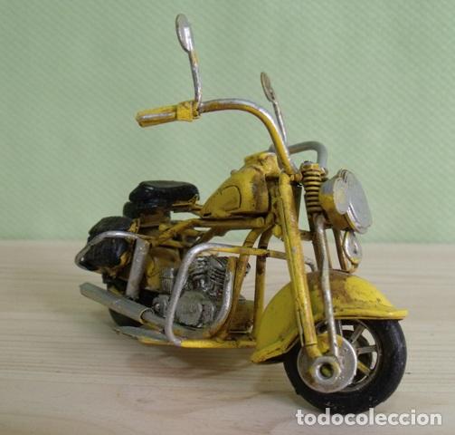 Motos a escala: Moto Metal tipo Chopper - Foto 3