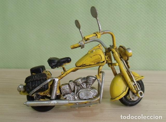 Motos a escala: Moto Metal tipo Chopper - Foto 4