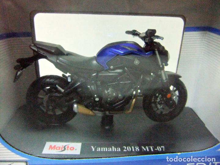 Motocicleta Maisto Escala 1:18 2018 Yamaha Mt07 De Colección