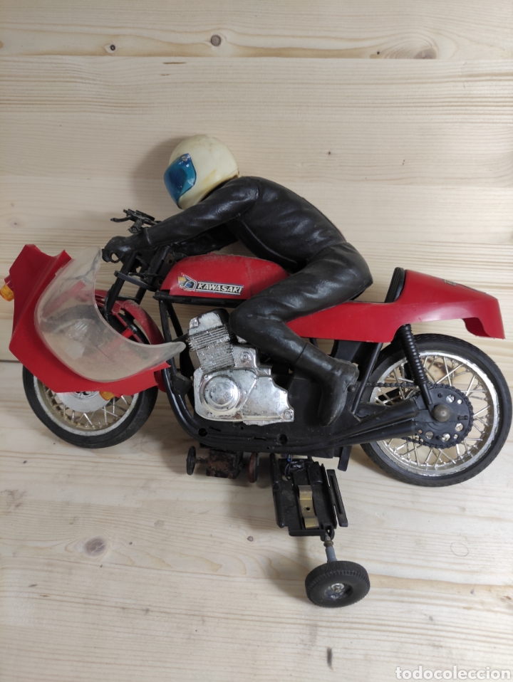 Motos a escala: Moto juguete Payá Kawasaki para repuesto - Foto 4 - 289838803