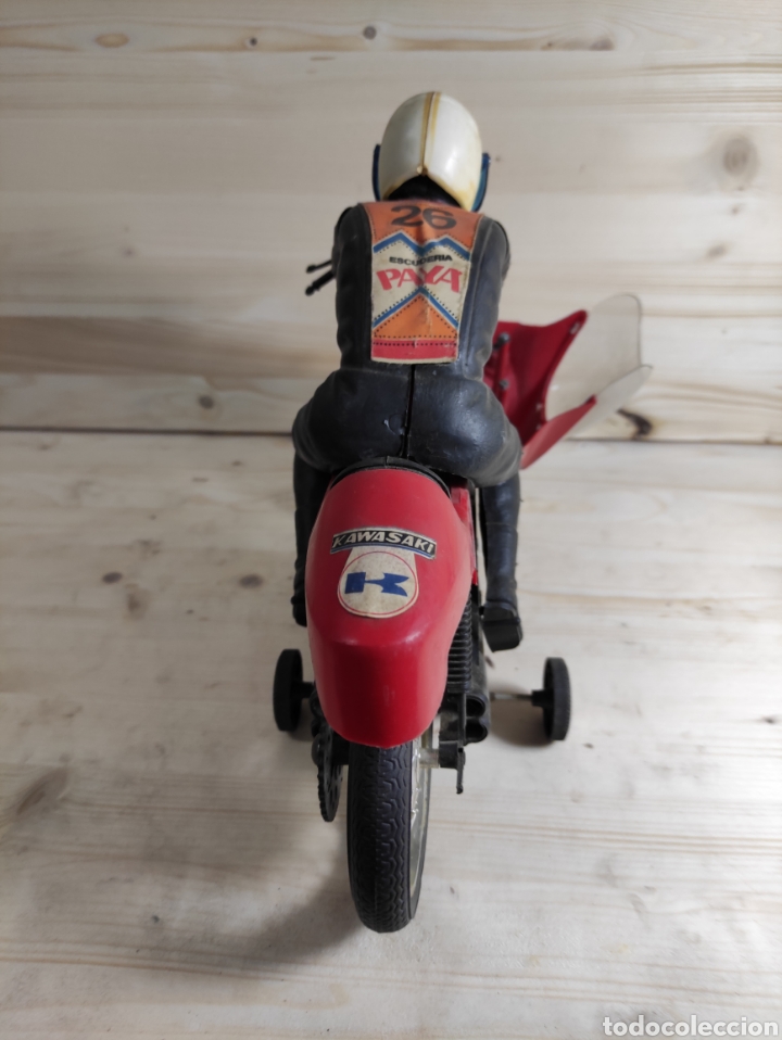 Motos a escala: Moto juguete Payá Kawasaki para repuesto - Foto 12 - 289838803