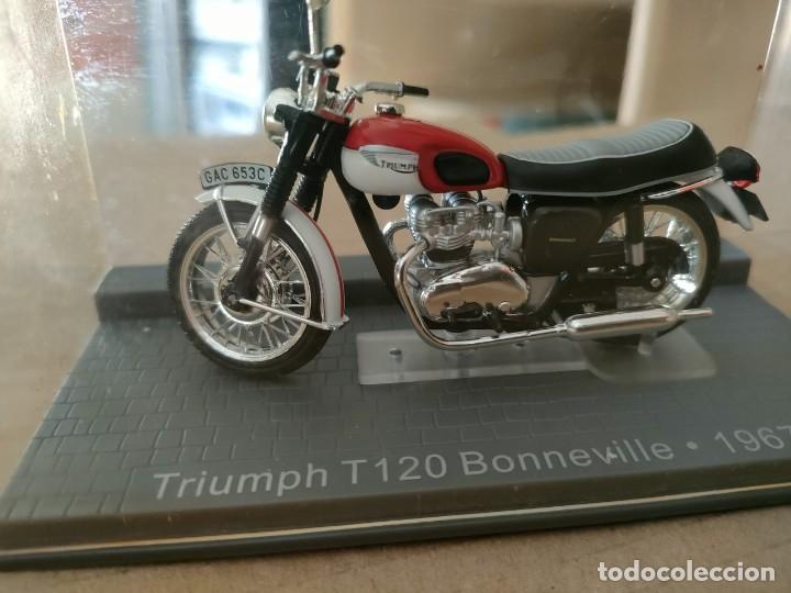 Moto triumph Bonneville T120 Échelle - Esprit Miniatures