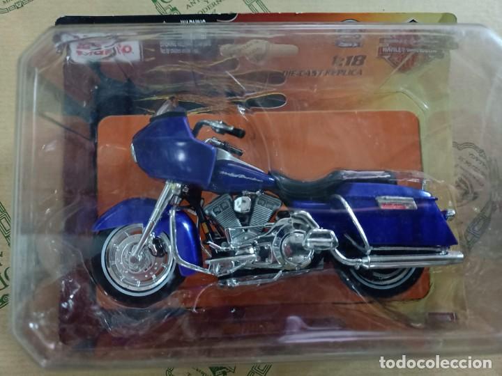 Motos a escala: HARLEY DAVIDSON 2000 FLTR ROAD GLIDE. MAISTO. 1/18 - Foto 1