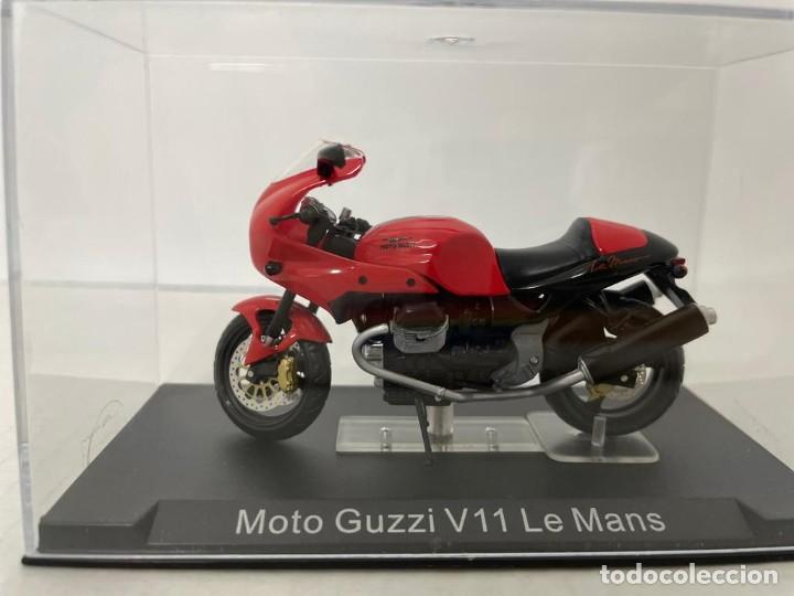 Motorradmodelle: Moto cl&aacute;sica MOTO GUZZI V11 LE MANS (Escala 1:24) Motos de calle. Ixo, Altaya