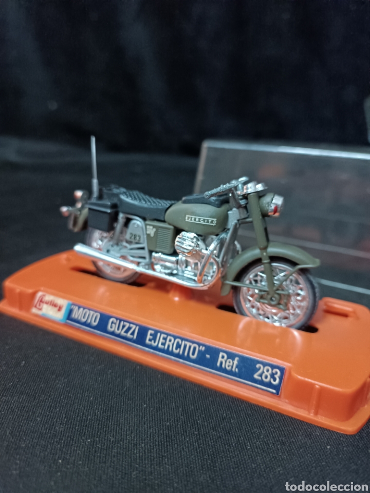 Motos a escala: Guiloy Moto Guzzi ejercito ref.283, con caja - Foto 1
