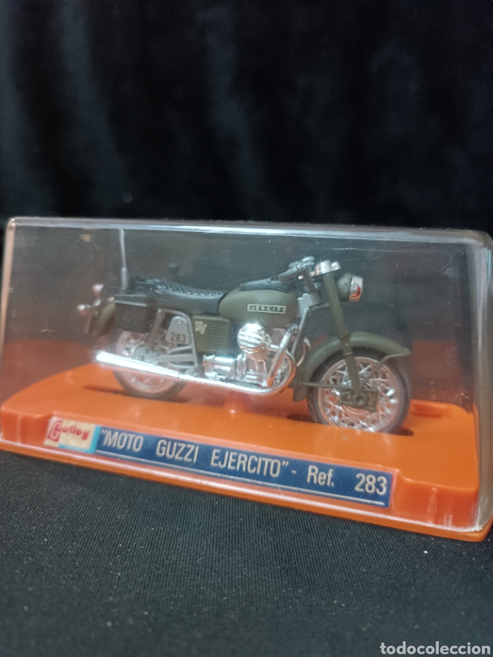 Motos a escala: Guiloy Moto Guzzi ejercito ref.283, con caja - Foto 2