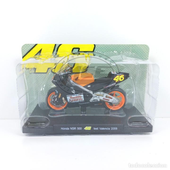 Motos a escala: 1/18 MOTO BIKE HONDA NSR 500 #46 TEST VALENCIA VALENTINO ROSSI