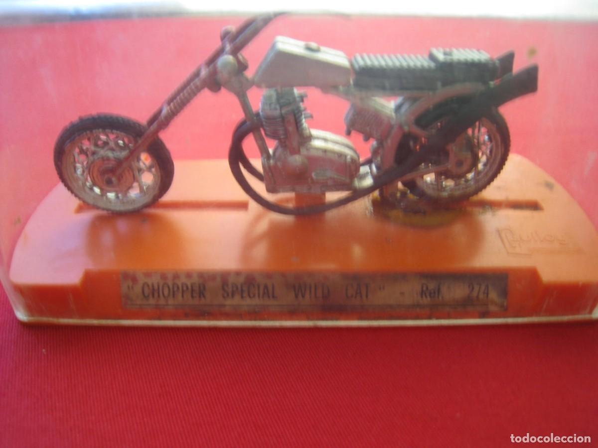 Motos a escala: CHOPPER SPECIAL WILD CAT - GUILOY - REF 274 - EN SU CAJA. - Foto 1