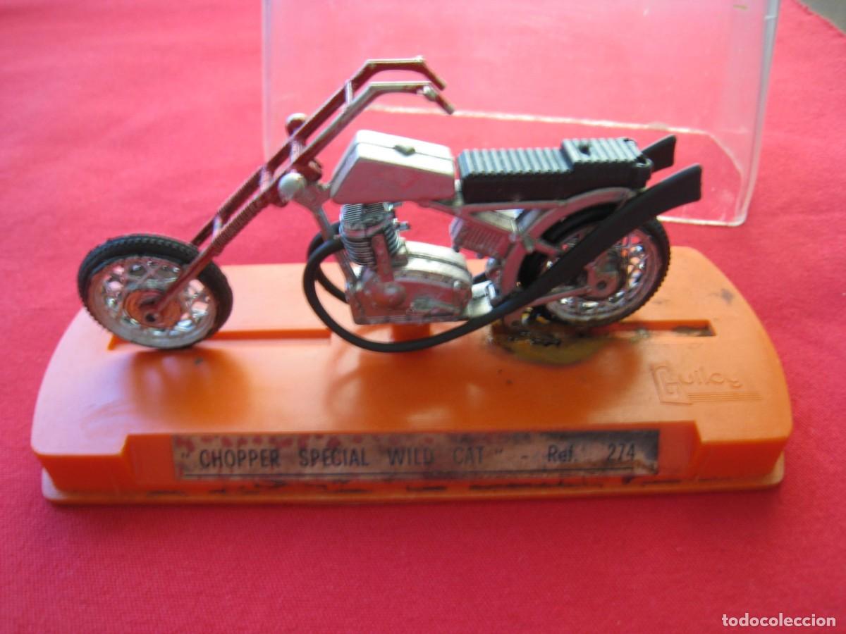 Motos a escala: CHOPPER SPECIAL WILD CAT - GUILOY - REF 274 - EN SU CAJA. - Foto 6
