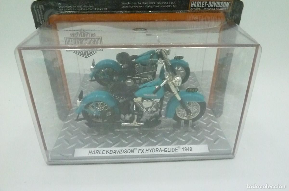 Motos a escala: Harley Davidson FX Hydra-Glide 1949. Altaya - Foto 2